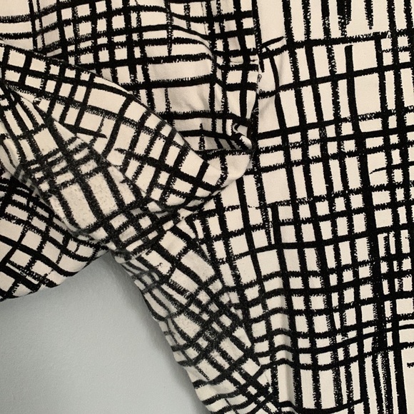 EUC Ava & Viv Artistic Brushstroke Check Ponte Knit Comfortable Work Pants 20W - Picture 5 of 12